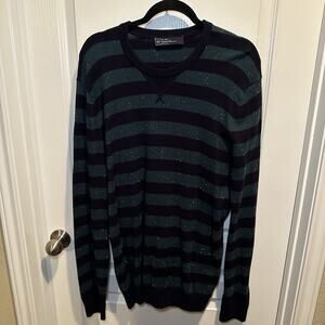 Gap Pullover Green Sweater Unisex 95% Cotton 5% Cashmere Very Soft Size XL Tall